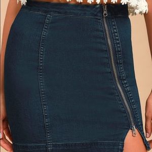 Free People Denim Skirt